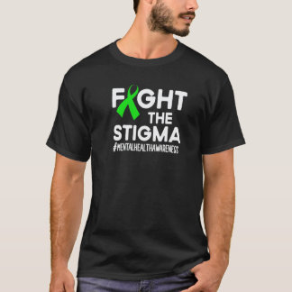 Camiseta Combater O Estigma Mês de Conscientização sobre Sa