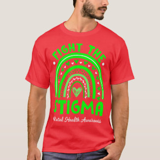 Camiseta Combater o Estigma Suporte à Consciência Mental da