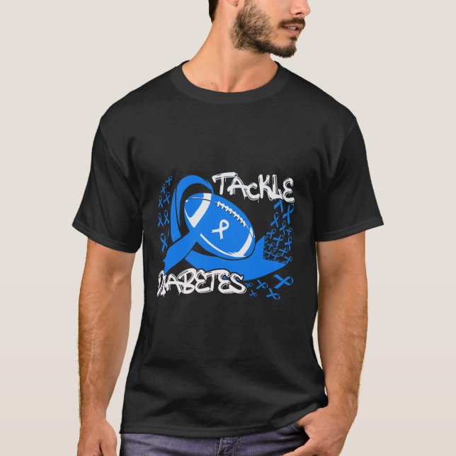 Camiseta Combater o futebol com a diabetes (Frente)