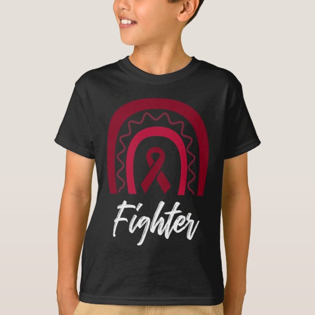 Camiseta Combater o neurísmo cerebral Sensibilização 1 (Frente)