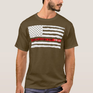 Camiseta Combates De Incêndio De Linha Vermelha Fina Para T