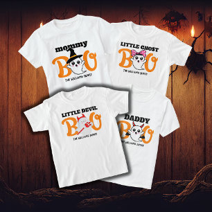 Camiseta Combinação da Família Boo Boy do Diabo das Hallowe