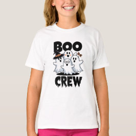 Camiseta Combinação da Família Boo Crew Halloween