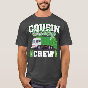 Camiseta Combinação da Família de Caminhões de Lixo do Cous