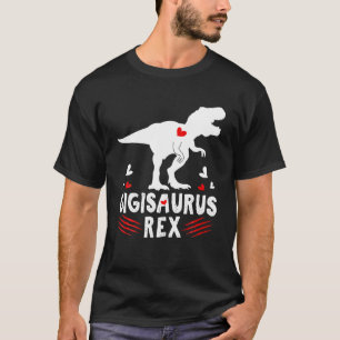 Camiseta Combinação da Família Gigi Dinossauro Gigi Saurus