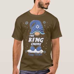Camiseta Combinação da Família King Gnomo Funny Hanukkah