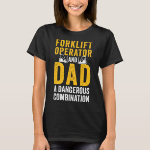 Camiseta Combinação de Controlador de Caminhão de Pai do Op