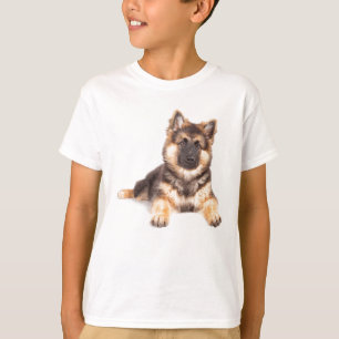 Camiseta Combinação de German shepherd de Collie de Borda