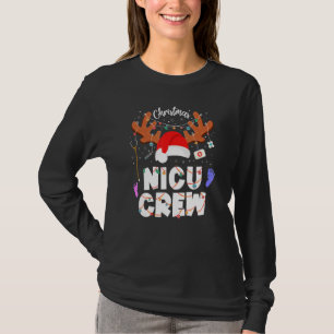 Camiseta Combinação de Natal Nicu Crew Neonatal Nur
