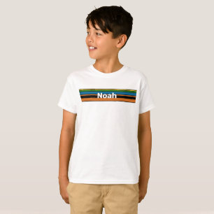 Camiseta Combinação de Nomes Design - Base Laranja Chic