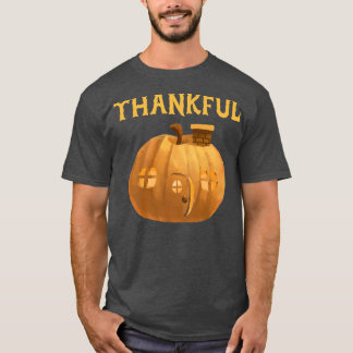 Camiseta Combinação de roupas de ação de graças Pumpkin s T