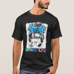 Camiseta Combinação de Vida Cruzada Familiar Branqueada Man
