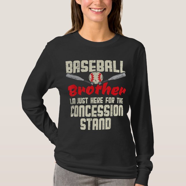 Camiseta Combinação Familiar de Concessão do Irmão Baseball (Frente)
