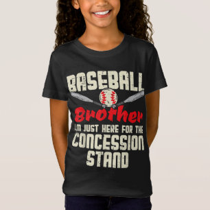 Camiseta Combinação Familiar de Concessão do Irmão Baseball