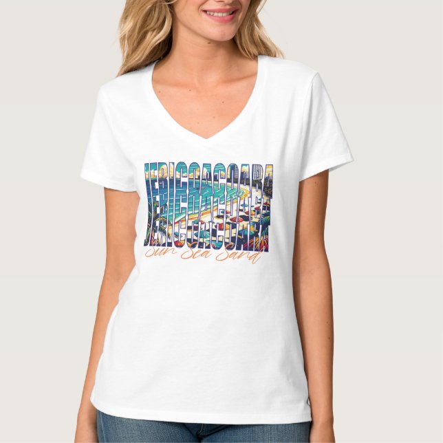 Camiseta Combinação Familiar de Férias de Verão da Adventur (Frente)