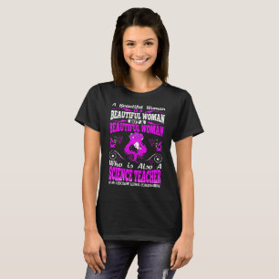 Camiseta Combinação letal do professor de ciências bonit