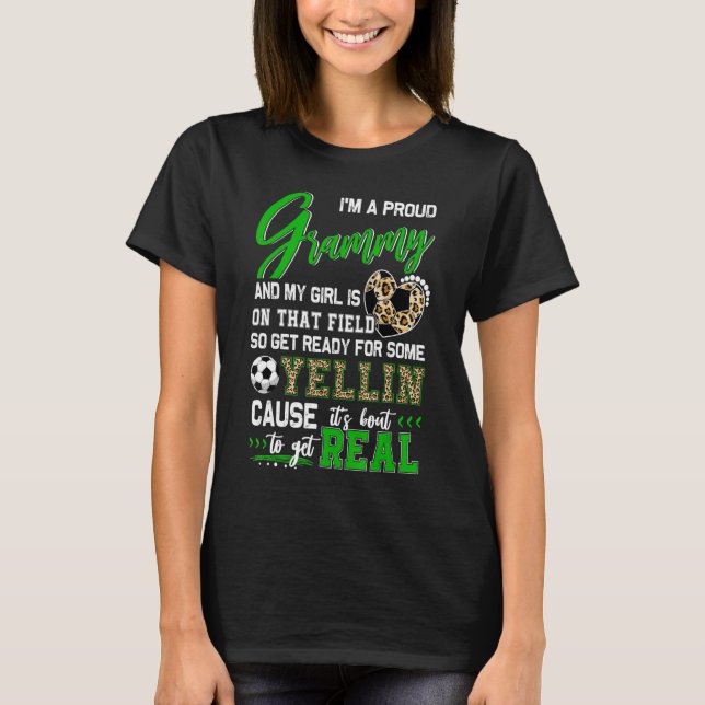 Camiseta Combinação Orgulhosa De Futebol Do Grammy (Frente)