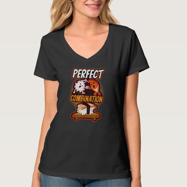 Camiseta Combinação Perfeita Sushi   (Frente)