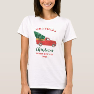 Camiseta Combinação Personalizada de Reunião da Família