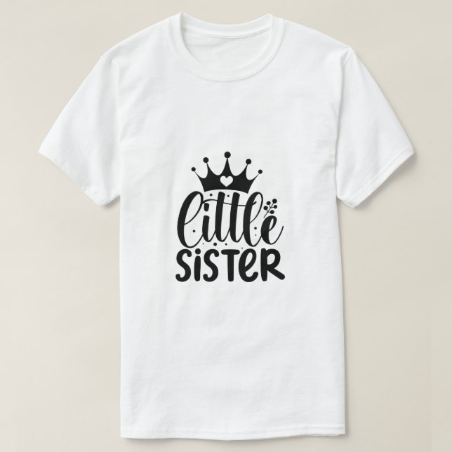 Camiseta Combinando Irmãzinha Fofa (Frente do Design)
