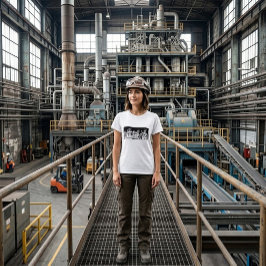 Camiseta Combine Metalúrgico Feminino Industrial