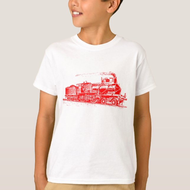 Camiseta Comboio 03 - Vermelho (Frente)