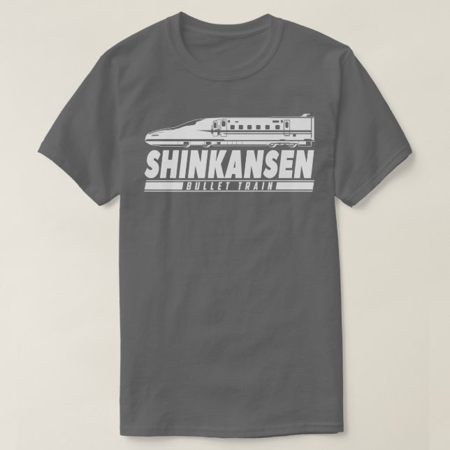 Camiseta Comboio a bala Shinkansen Souvenir High Speed Rail (Frente do Design)
