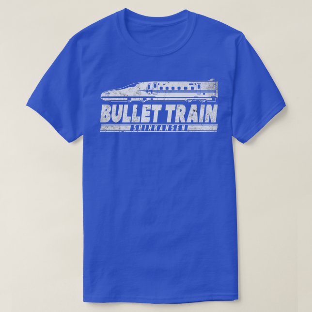 Camiseta Comboio a bala Shinkansen Souvenir High Speed Rail (Frente do Design)