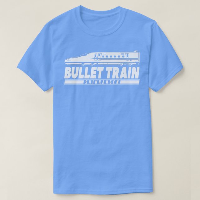 Camiseta Comboio a bala Shinkansen Souvenir High Speed Rail (Frente do Design)