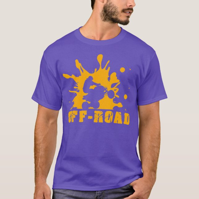 Camiseta Comboio a motor de veículos todo-o-terreno ATV (Frente)
