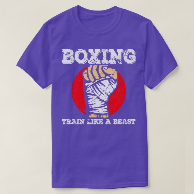 Camiseta Comboio Boxing Como Uma Besta (Frente do Design)