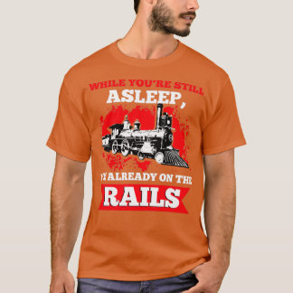 Camiseta Comboio Caminho-de-Ferro Engenheiro de Traçagem 1