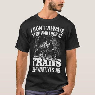 Camiseta Comboio Caminho-De-Ferro Vintage Comboio Engraçad