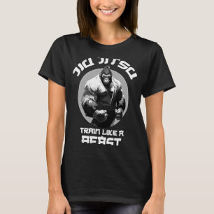 Camiseta Comboio como uma besta Jiu Jitsu BJJ Grappling Gor