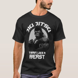 Camiseta Comboio como uma besta Jiu Jitsu BJJ Grappling MMA