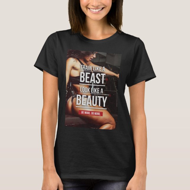 Camiseta Comboio Como Uma Besta, Parece Uma Bela - Espetácu (Frente)