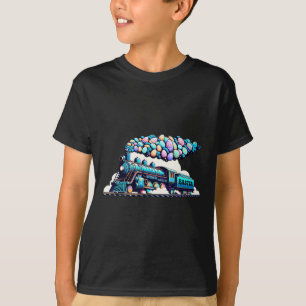 Camiseta Comboio Cony Comboio Páscoa Crianças De Ovos Rapaz