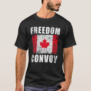 Camiseta Comboio da Liberdade 2022 Caminhoneiro Canadiano S
