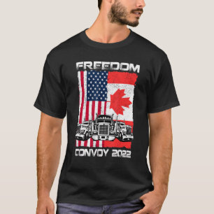 Camiseta Comboio da Liberdade para 2022, caminhoneiros cana