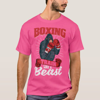 Camiseta Comboio De Boxin Como Um Giro De Kickboxer De Beas