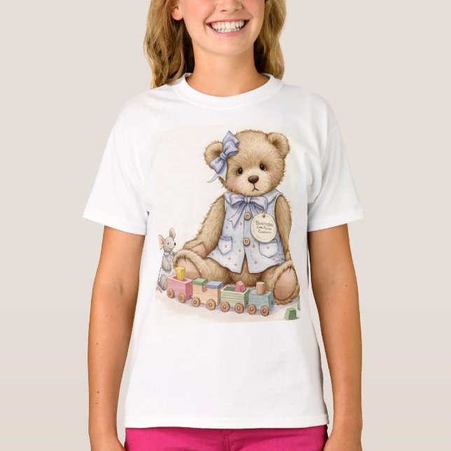 Camiseta Comboio de Brinquedos, Coleção de Natasha Us (Frente)