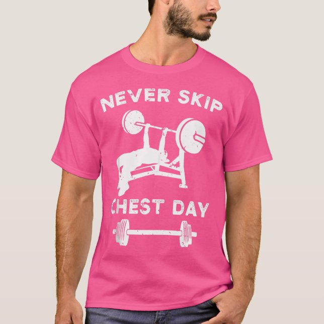 Camiseta Comboio de elevação do dia do tórax Pressionar Pre (Frente)