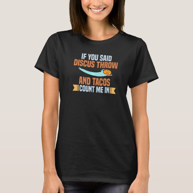 Camiseta Comboio De Lança De Disco E Disco De Campo (Frente)