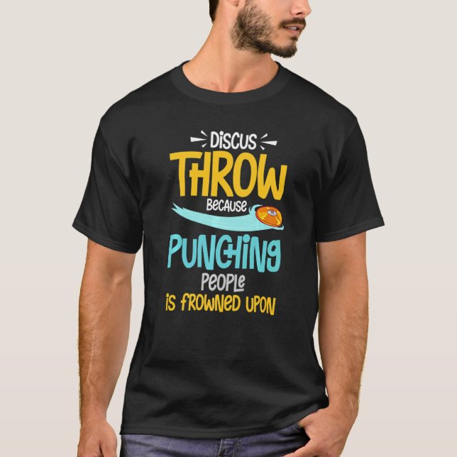 Camiseta Comboio De Lança De Disco E Disco De Campo (Frente)