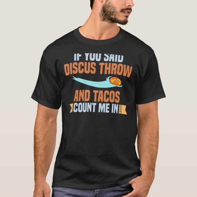 Camiseta Comboio De Lança De Disco E Disco De Campo (Frente)
