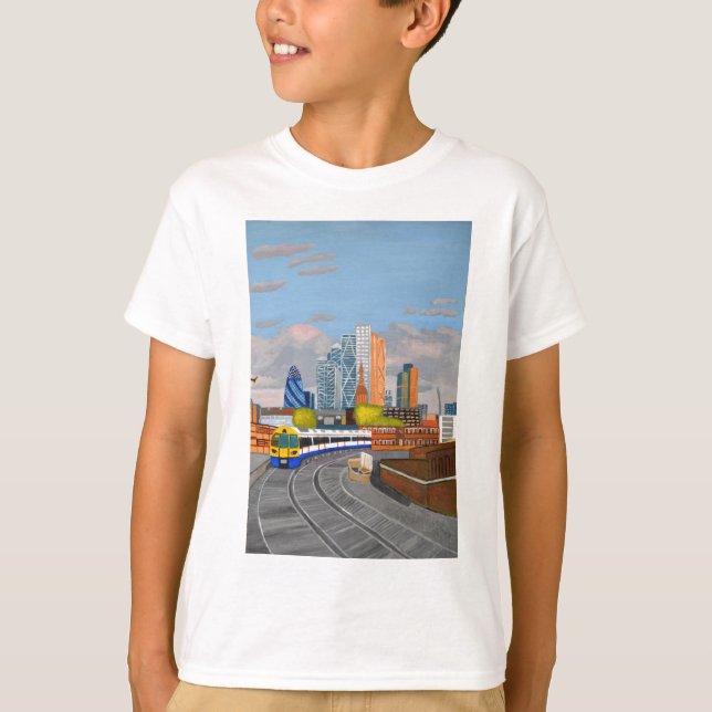 Camiseta Comboio de Londres - Estação Hoxton (Frente)