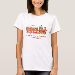 Camiseta Comboio de pão de Natal Personalizável