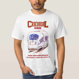 Camiseta Comboio elétrico de alta velocidade CRH380BL China