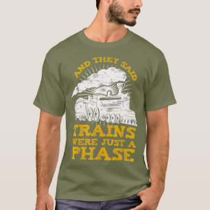 Camiseta Comboio engraçado para trabalhadores ferroviários 