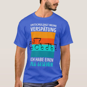 Camiseta comboio ferroviário ferroviário ferroviário maquin